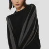 Pull Porthos noir en laine et coton