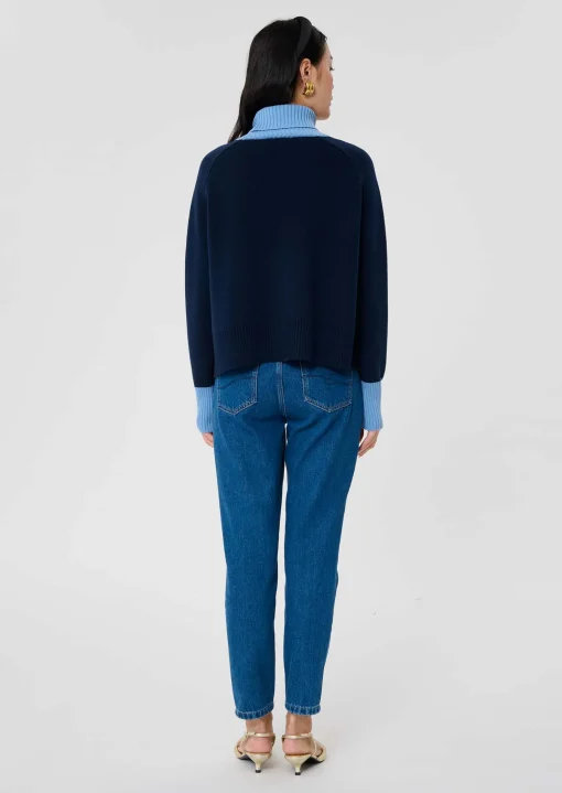 Pull Prague bleu nuit en laine