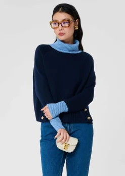 Pull Prague bleu nuit en laine