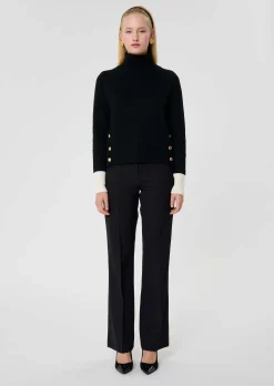Pull Prague noir en laine