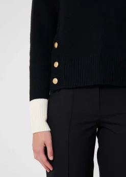 Pull Prague noir en laine