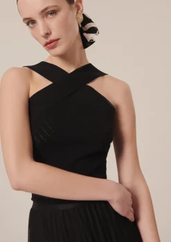 Pull Prana noir en maille