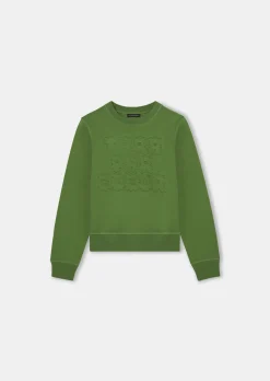 Pull Presto vert en coton