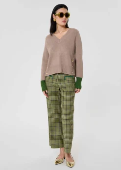 Pull Promesse marron en laine