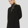 Pull Prunette noir en laine