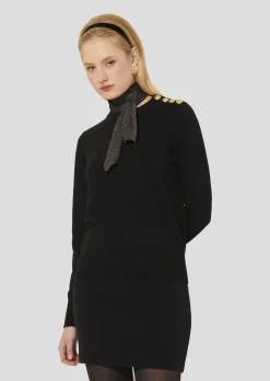 Pull Prunette noir en laine