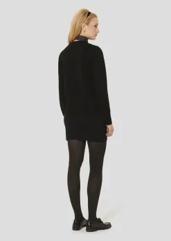Pull Prunette noir en laine