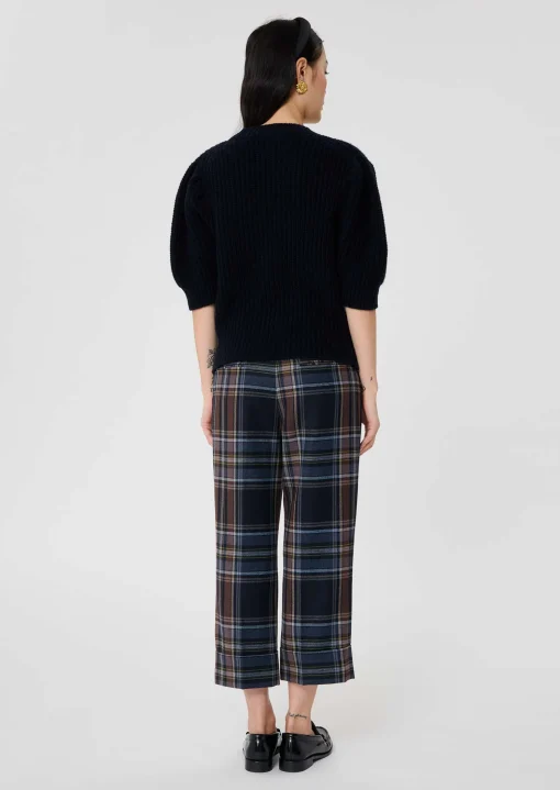 Pull Psyche bleu nuit en laine merinos