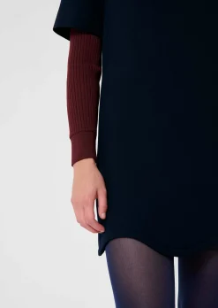 Robe Rayme bleu nuit en toile double