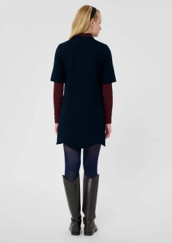 Robe Rayme bleu nuit en toile double