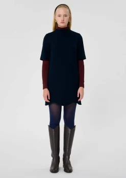 Robe Rayme bleu nuit en toile double