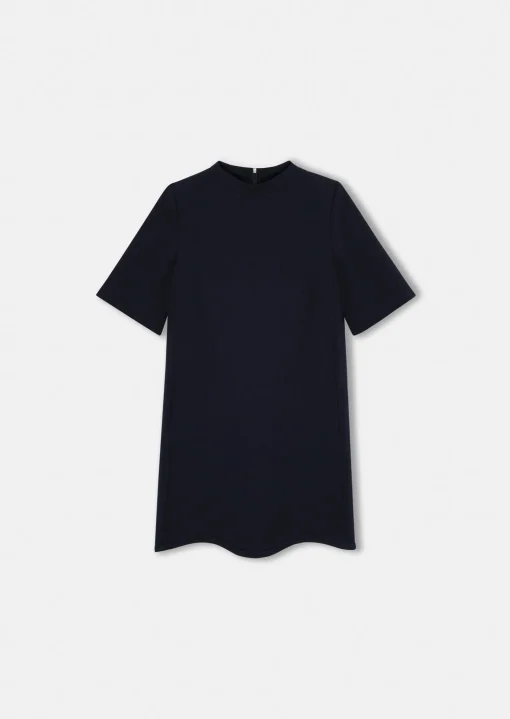 Robe Rayme bleu nuit en toile double