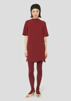 Robe Rayme bordeaux en toile double