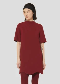 Robe Rayme bordeaux en toile double