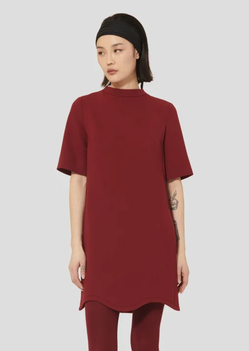 Robe Rayme bordeaux en toile double