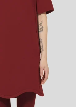 Robe Rayme bordeaux en toile double
