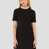 Robe Renata noire en toile double