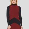 Robe Respect bordeaux en toile double