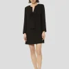 Robe Rhonda noire en crêpe