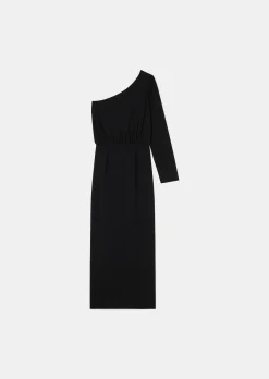 Robe Richie noire en crêpe