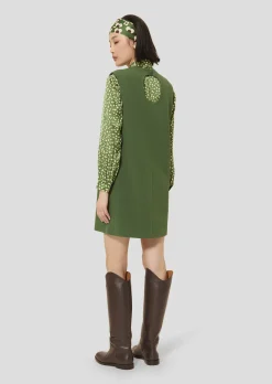 Robe Rinaldie verte en crêpe
