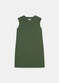 Robe Rinaldie verte en crêpe