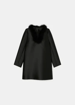 Robe Rita noire en satin
