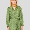 Robe Rivoltina verte à pois