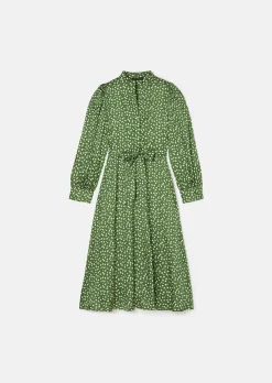 Robe Rivoltina verte à pois