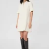 Robe Robby écrue en crêpe