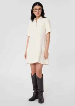 Robe Robby écrue en crêpe