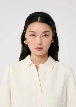 Robe Robby écrue en crêpe