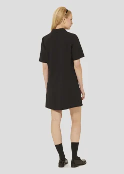 Robe Robby noire en crêpe