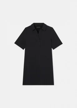 Robe Robby noire en crêpe
