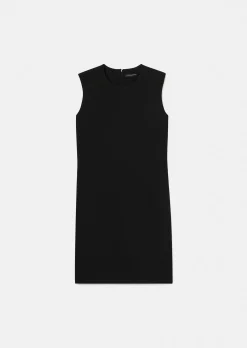 Robe Rohane noire en crêpe