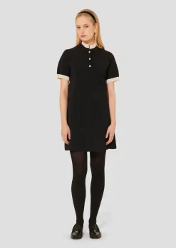 Robe Rosane noire en maille