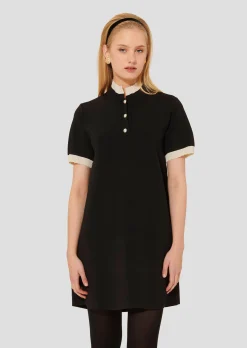 Robe Rosane noire en maille