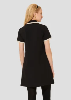 Robe Rubina noire en toile double