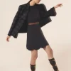 Robe Ruoda bleu nuit en crêpe