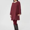 Robe Ruoda bordeaux en crêpe