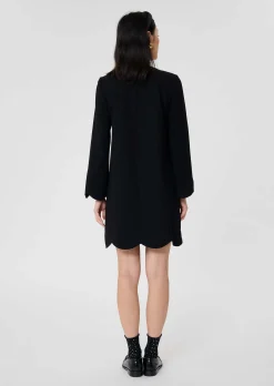 Robe Ruoda noire en crêpe