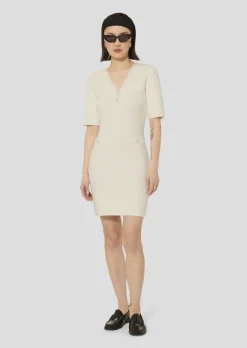 Robe Ruthie écrue en maille