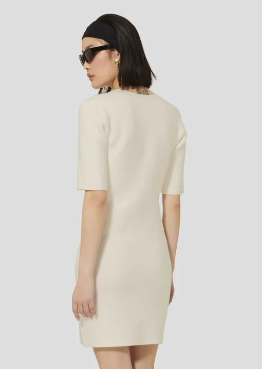 Robe Ruthie écrue en maille