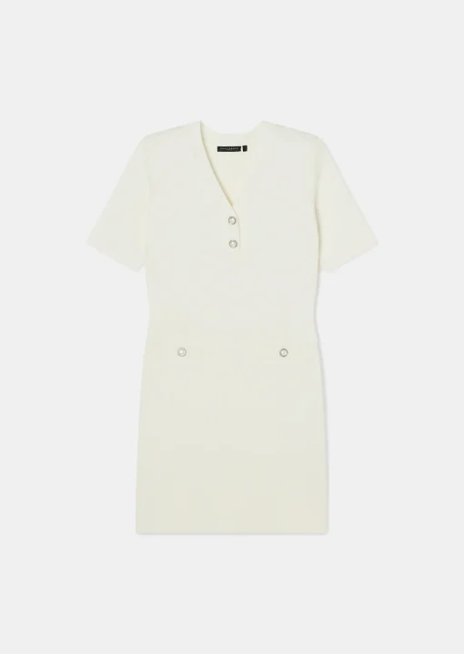 Robe Ruthie écrue en maille