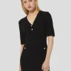 Robe Ruthie noire en maile
