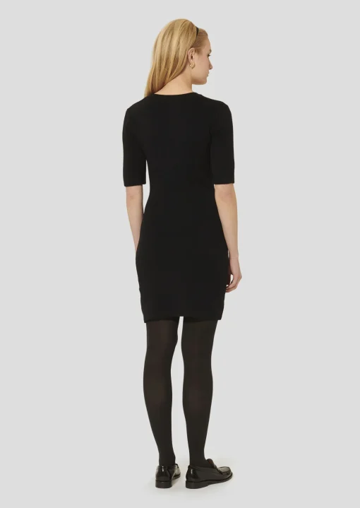 Robe Ruthie noire en maile
