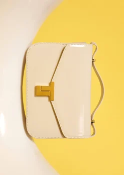 Sac 8 Bis écru en cuir