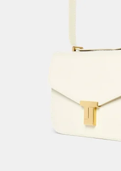 Sac 8 Bis écru en cuir