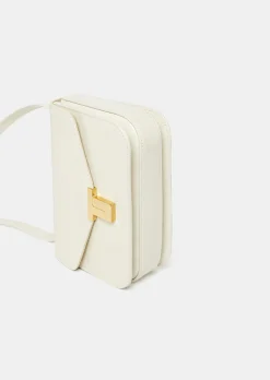 Sac 8 Bis écru en cuir