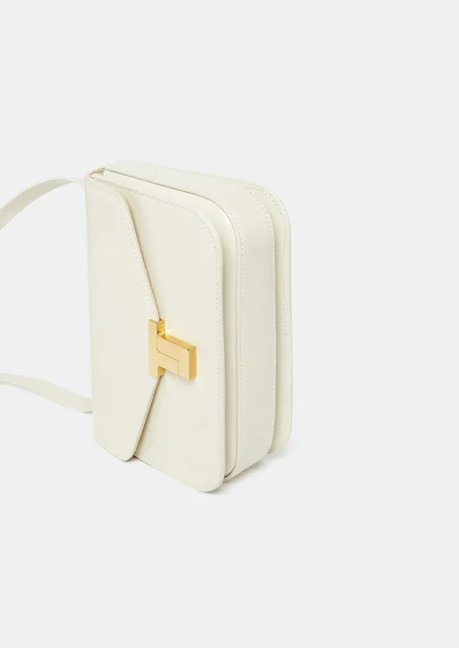 Sac 8 Bis écru en cuir
